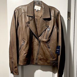 🍀Lucky Brand🍀 leather jacket